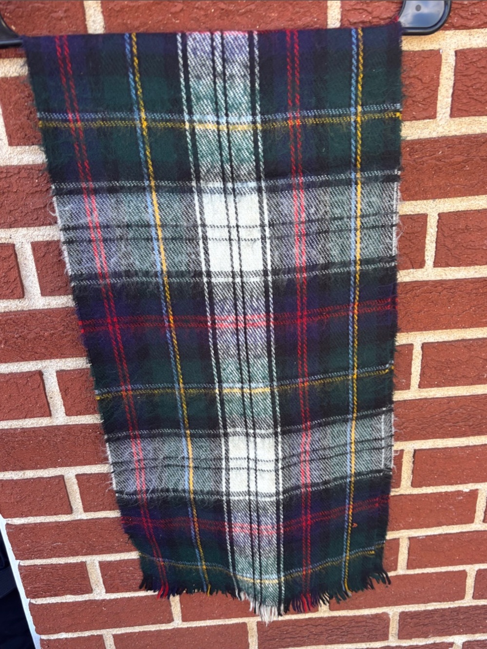 Classic Plaid Wool-Blend Scarf